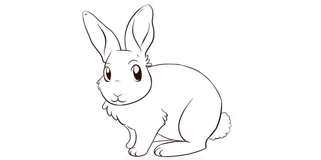 Намальований кролик