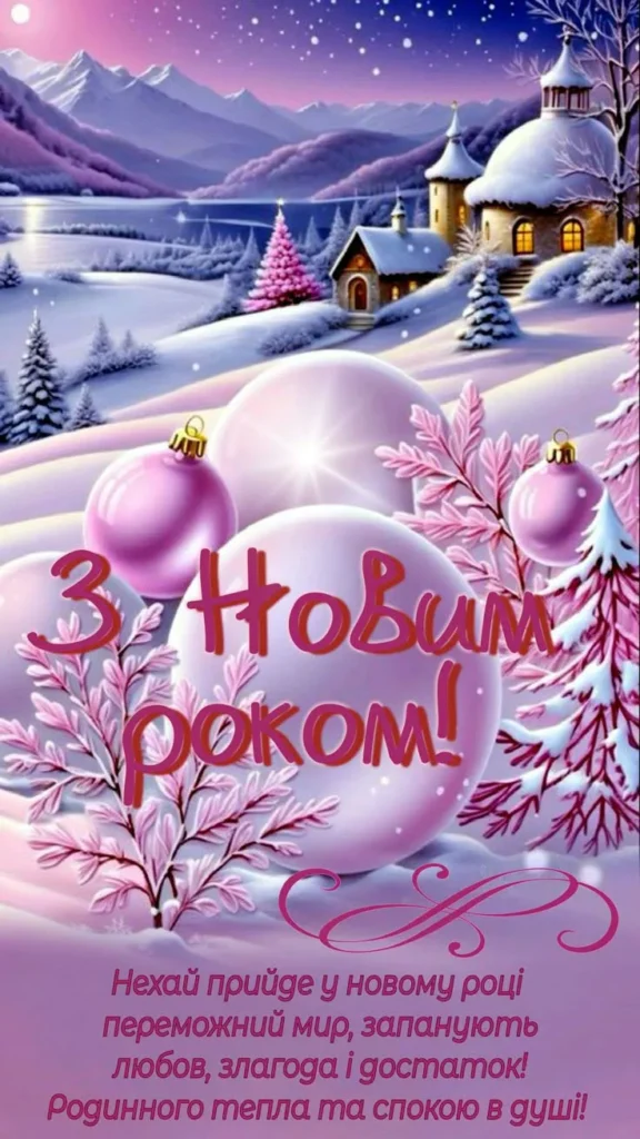 Привітання з новорічними святами